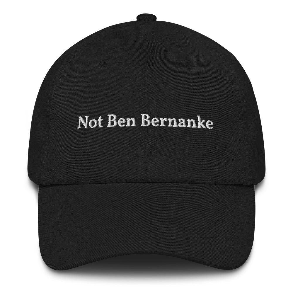 'Not Ben Bernanke' Hat (Black)