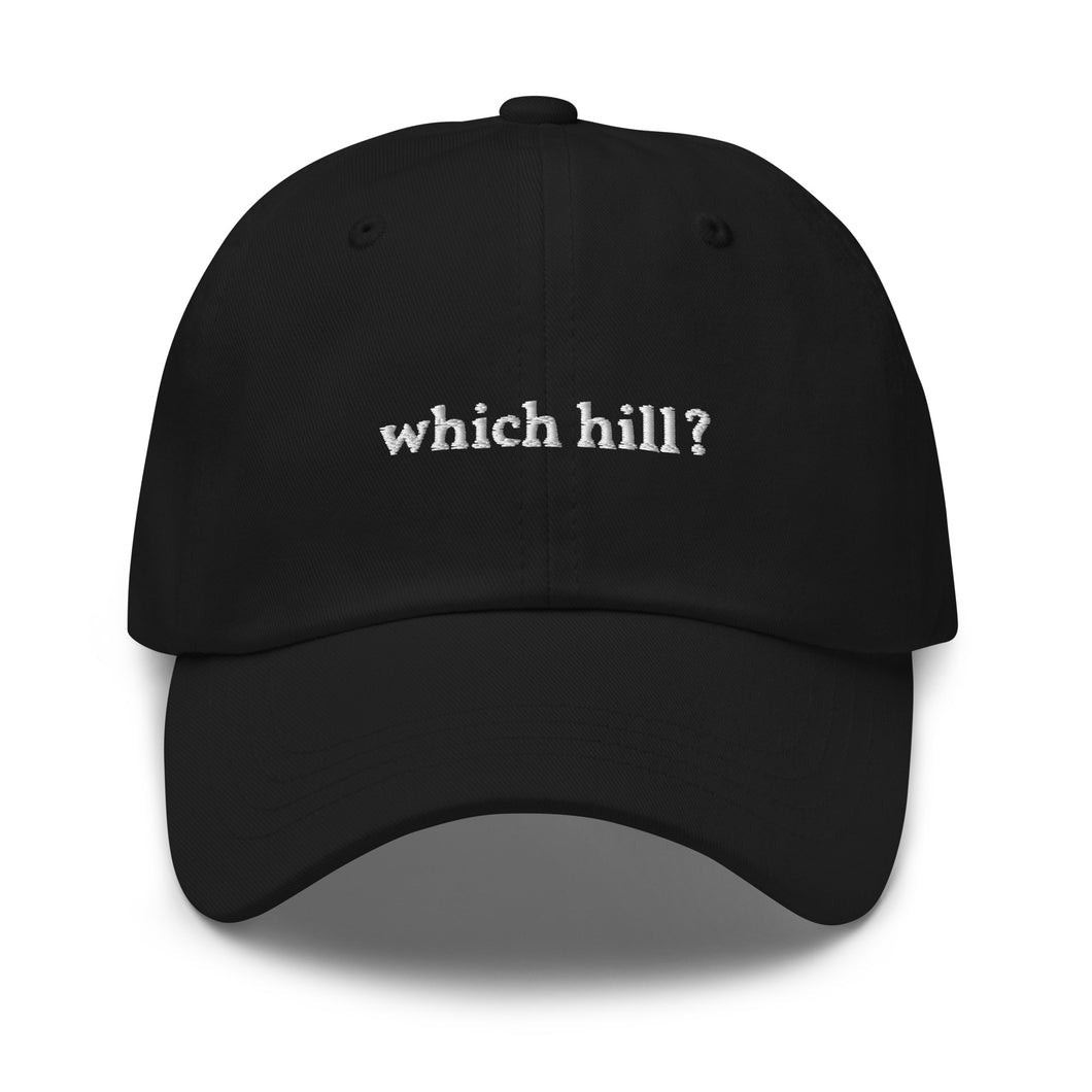 'Which Hill?' Hat (Black)